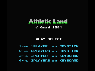 Atletic Land screenshot 2 for MSX
